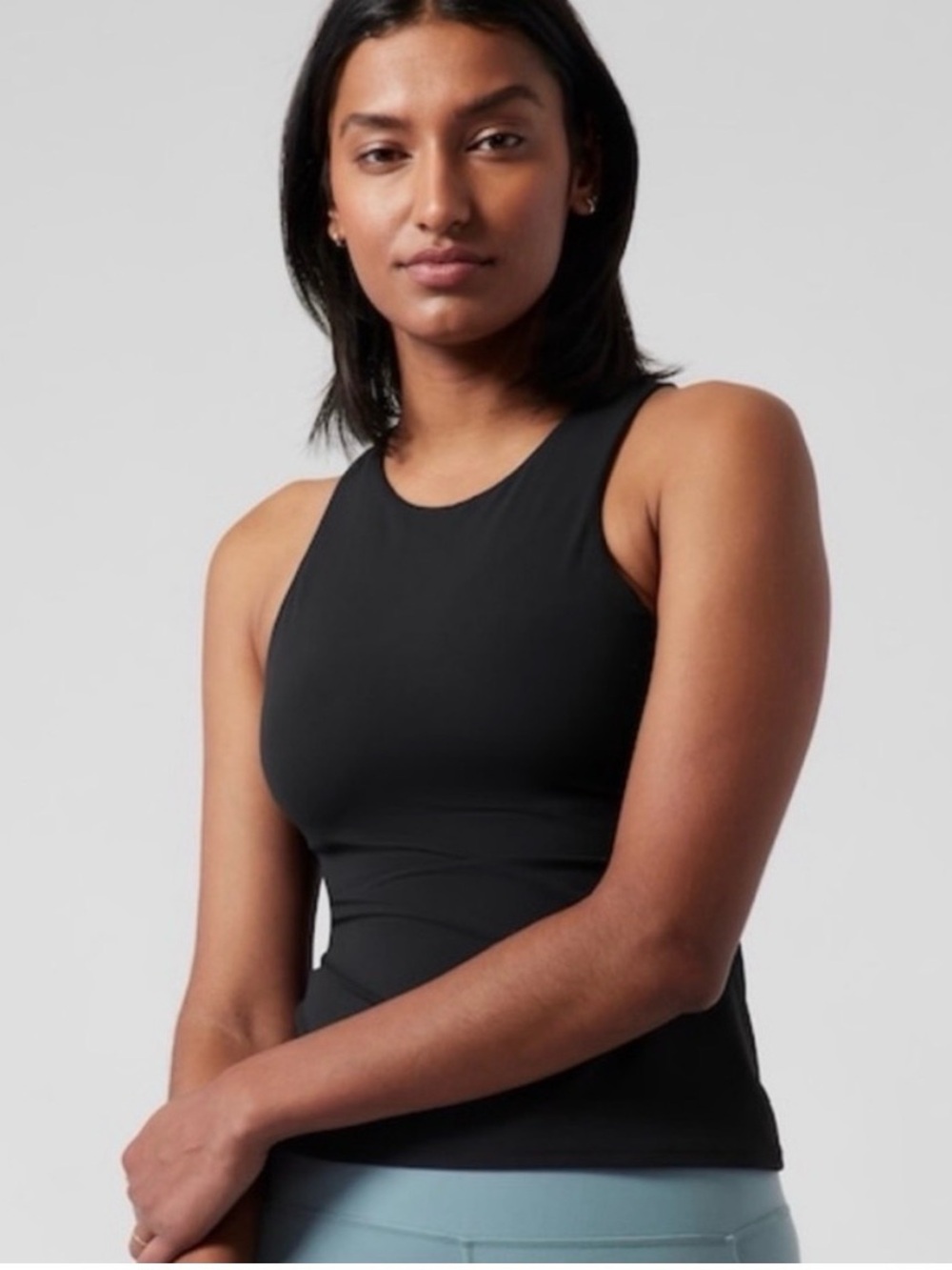 Athleta Conscious Support Top - Small - Black - NWT
